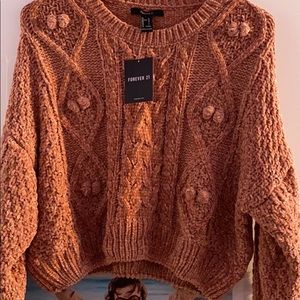 Forever 21 Chenille Cropped Sweater